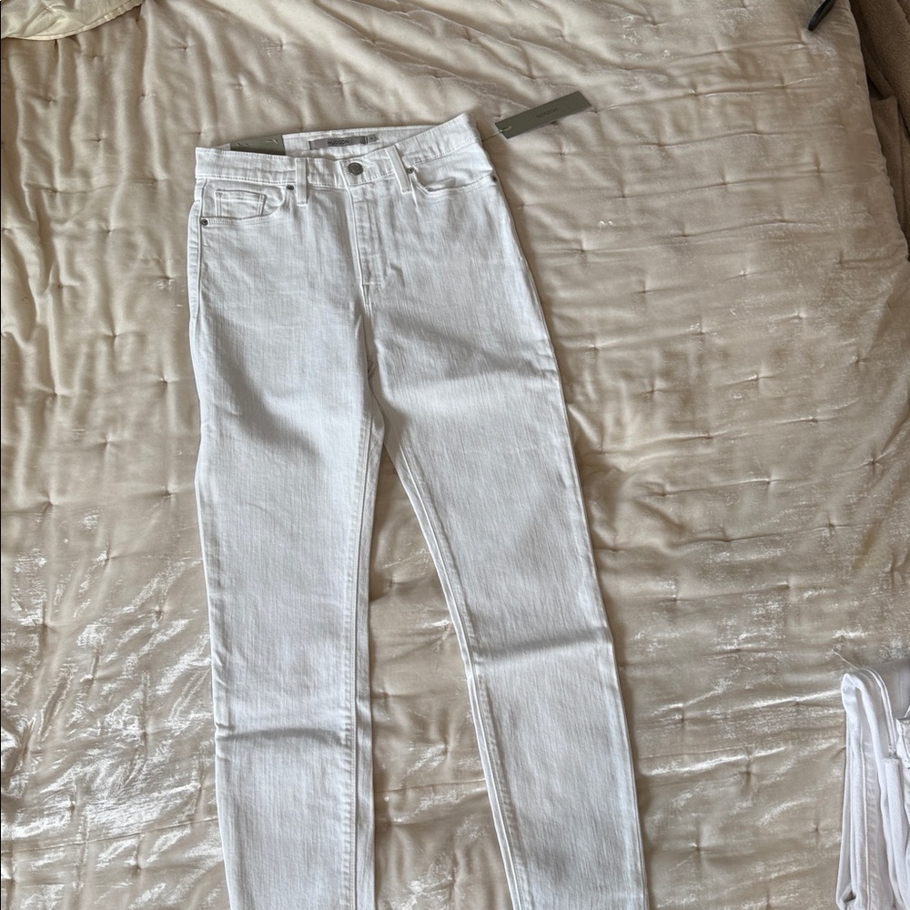 Hudson Barbara Jeans White High-Rise Super Skinny. Optic White NWT